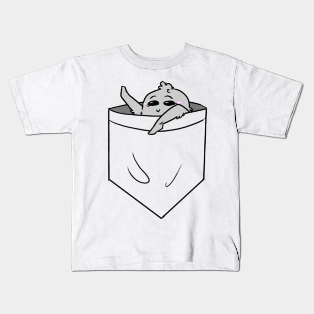 Pocket Cryptid: Fresno Nightcrawler Kids T-Shirt by Bluejayluvsall